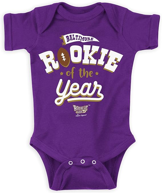 Rookie of The Year Baby Apparel for Football Fans (NB-7T)