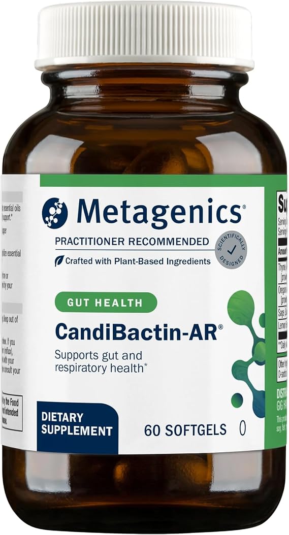 Metagenics CandiBactin-AR Essential Oils, Oregano & Thyme, 60 Softgels