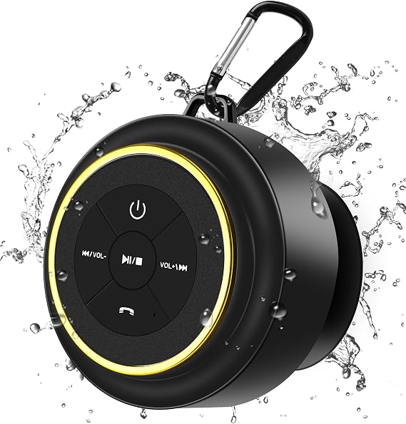 Bluetooth Shower Speaker,Waterproof Wireless Mini Speaker