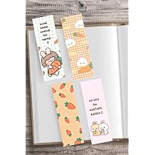 Sevimli Havuç Temalı Kawaii Kitap Ayracı 4'lü Set