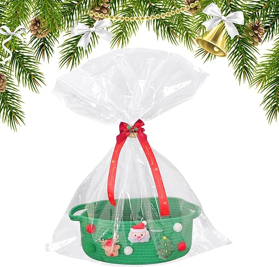 Christmas Basket Decorative Basket Gift for Families College
