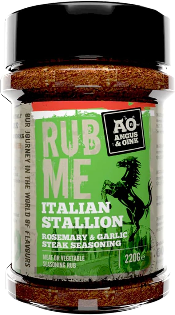 Angus & Oink | Italian Stallion BBQ Rub | Italian Herb Seasoning | 220g