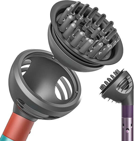Dual-Mode Diffuser for Dyson Airwrap HS01 HS05 HS08 | Switch between diffuser and dome modes to define natural curls, reduce frizz and create a smoother finish