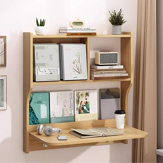 Wall Mounted Folding Table,Floating Desk,Wall Desk,Mounted Floating Table,Wooden Wall Kitchen Table Dining Table Desk,Wall Mounted Folding Table For Small Spaces,Floating Table Folding Workbe
