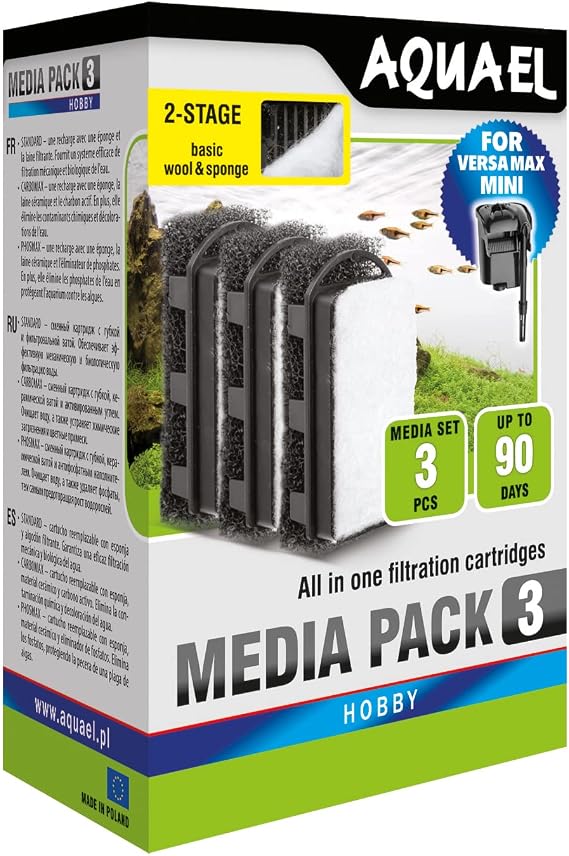 AquaEL Versamax MINI Standard Media Pack (3pcs)