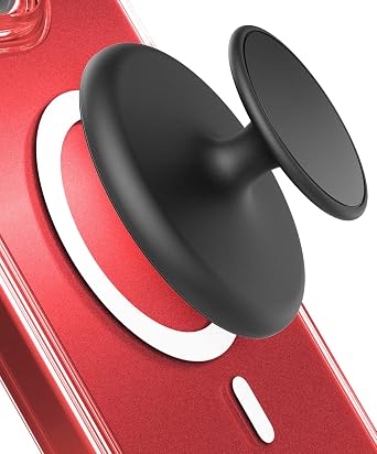 ENCASED Magnetic Phone Grip - Designed for MagSafe, iPhone 16/15 Pro Max and iPhone 14/13/12 Cases and Accessories 2-in-1 Holder + Kickstand