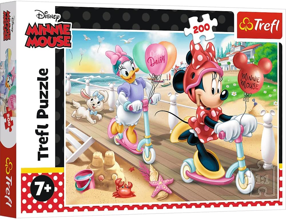 Trefl Puzzle Minnie On The Beach 200 Parça Yapboz