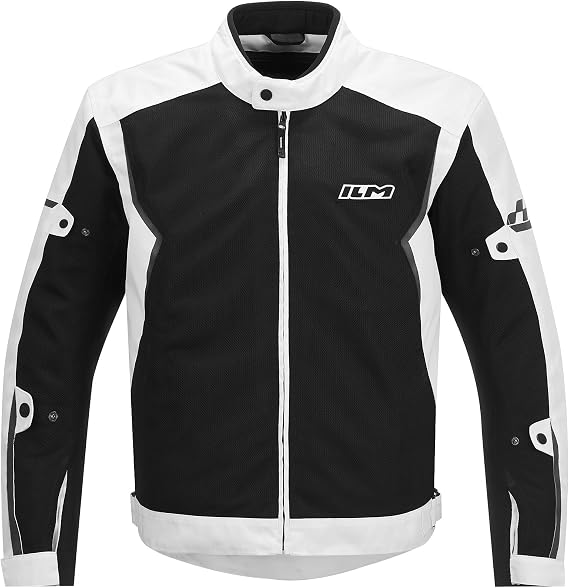 ILM Motorcycle Mesh Jacket with CE Armor for Men Model JM3