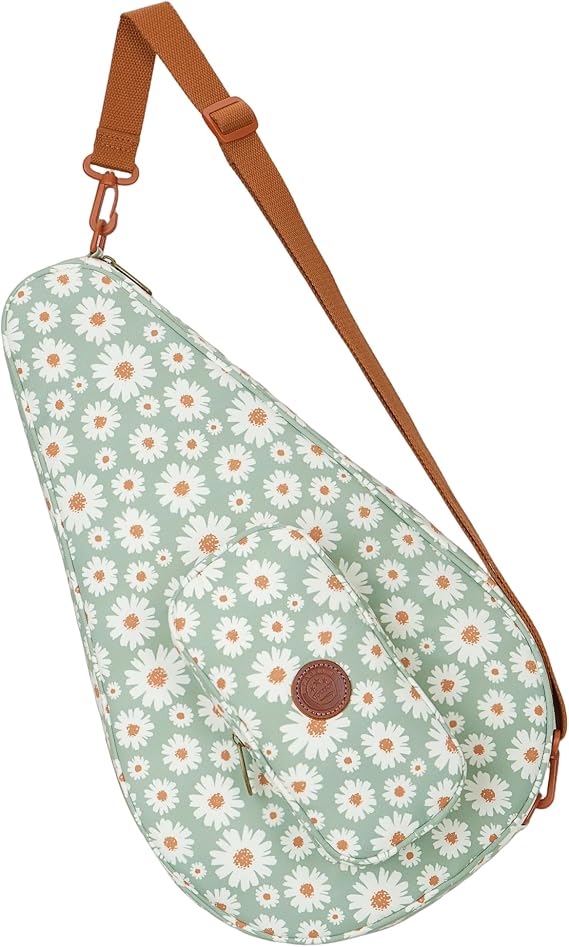 Padel Racket Bag for 1 Racket or 2 Pickleball Paddles, Crossbody Sling Bag