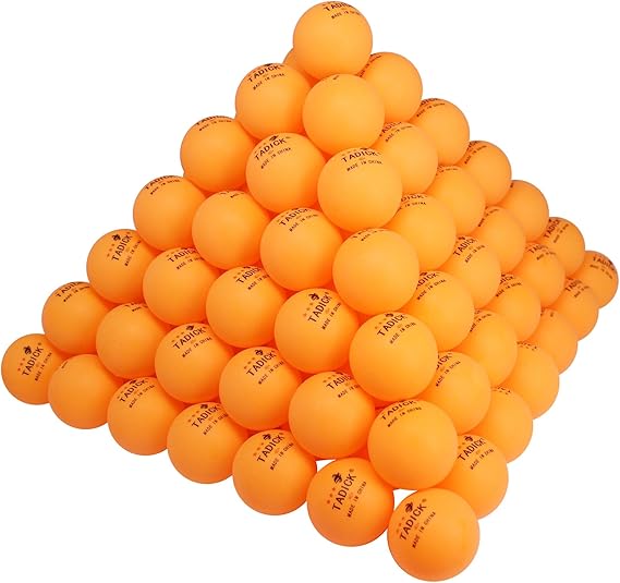140ct Bulk Pong Balls, 40+ Ping Pong Ball, 3 Star Table Tennis Balls | Made of ABS, Sturdy & Durable, Good Bounce & Spin & Speed. Great for Beginners, Bulk Balls Suitable for Ball Robot Training