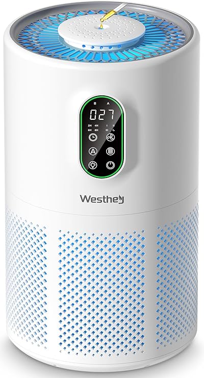 WESTHEY H13 HEPA Air Purifier for Home up to 1650 Sq Ft Washable Pre-Filter