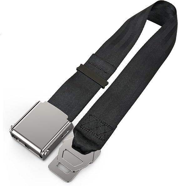 2 in 1 Airplane Seat Belt Extender - Adjustable Length, Fits All Airlines Including Southwest Airlines' 737-800/737MAX8