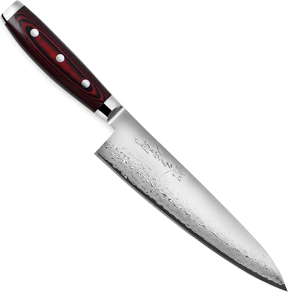 Yaxell Super Gou 8" Chef's Knife - Made in Japan - 161 Layers SG2 Stainless Damascus