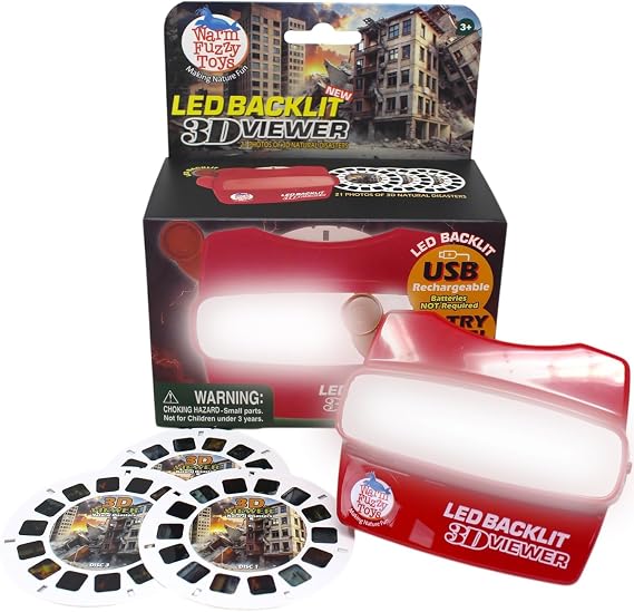 WARM FUZZY LED 3D Viewer Natural Disasters | USB-C
