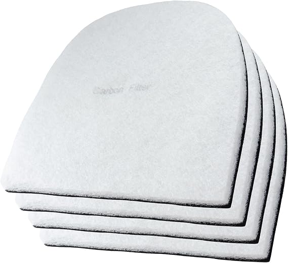 Carbon Filter (4 Pack) Compatible for Ebac Powerdri 12L, Powerdri 15L, Amazon 12L, Amazon 15L – Odour and VOC Reduction DDA507 Dehumidifier Replacement Filter