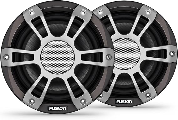 Garmin Fusion Signature Series 3i Marine Coaxial Speakers, 6.5" 230-watt Coaxial Sports Gray Marine Speakers (Pair)
