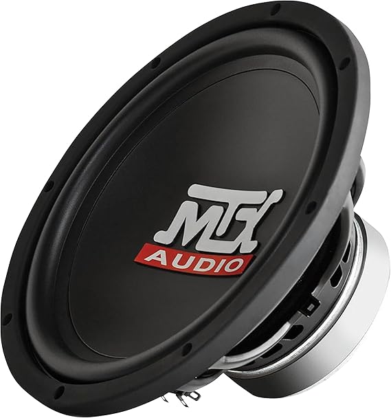 MTX TN10-04 10" 300W 4 Ohm Single Voice Coil Car Audio Subwoofer, 84.9 dB