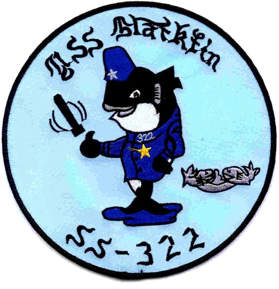 SS-322 USS Blackfin Collectible Novelty Patch - Version B