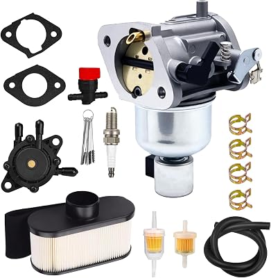 15004-0985 Carburetor for Kawasaki FR691V FS691V FR651V FS651V 23HP Engine Lawn Mower Toro MX 5000 TimeCutter 15004-0829 15004-7063 With Fuel Pump Air Filter Carb Tune Up Kit