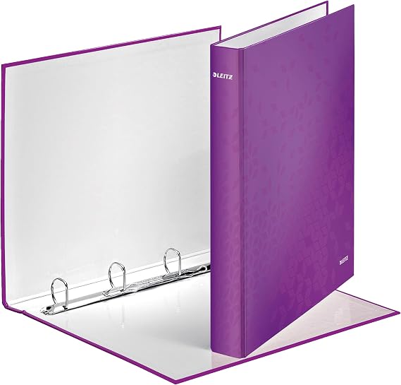 Leitz Ringbinder WOW A4+ 4DR 25mm, purple