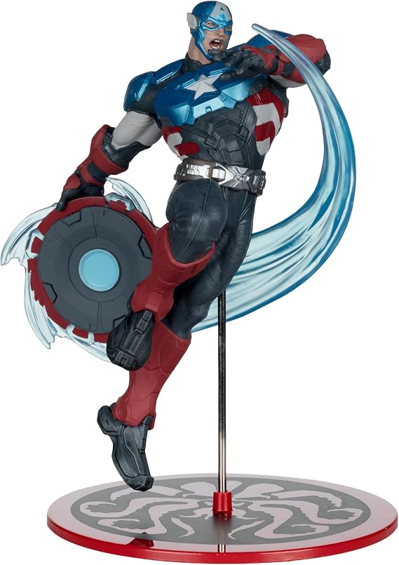 Mcfarlane Toys- Marvel Rivals Captain America 1:10 Scale Collectible