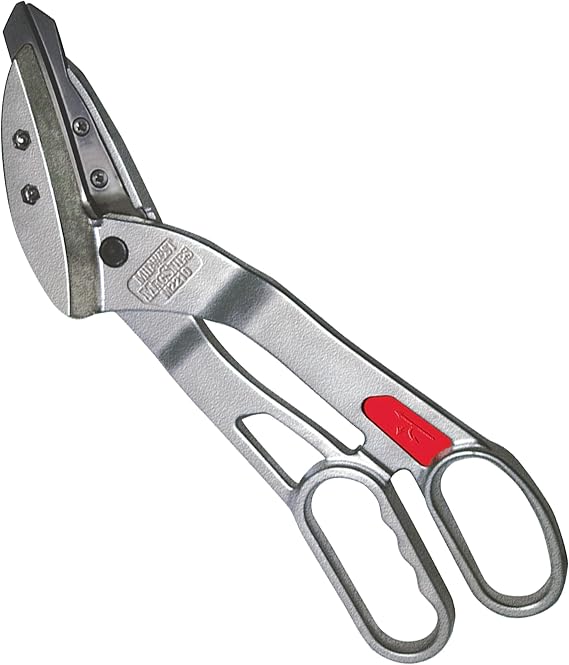 MIDWEST MagSnips Replaceable Blade Snip, Left Cut Offset Cutting Shears