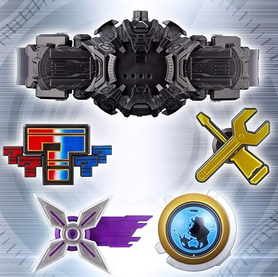 Tamashii Web Limited Kamen Rider Zi-O DX Mirai Driver Set, Kamen Rider Shinobi, Kamen Rider Quiz, Kamen Rider Kikai, Set of 3