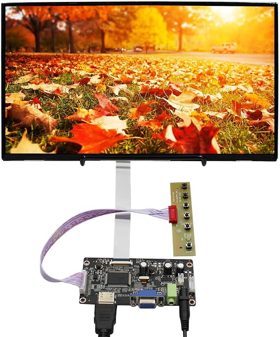 VSDISPLAY 13.3" 1920X1080 IPS LCD Screen VS133GF-B001 with VGA Controller