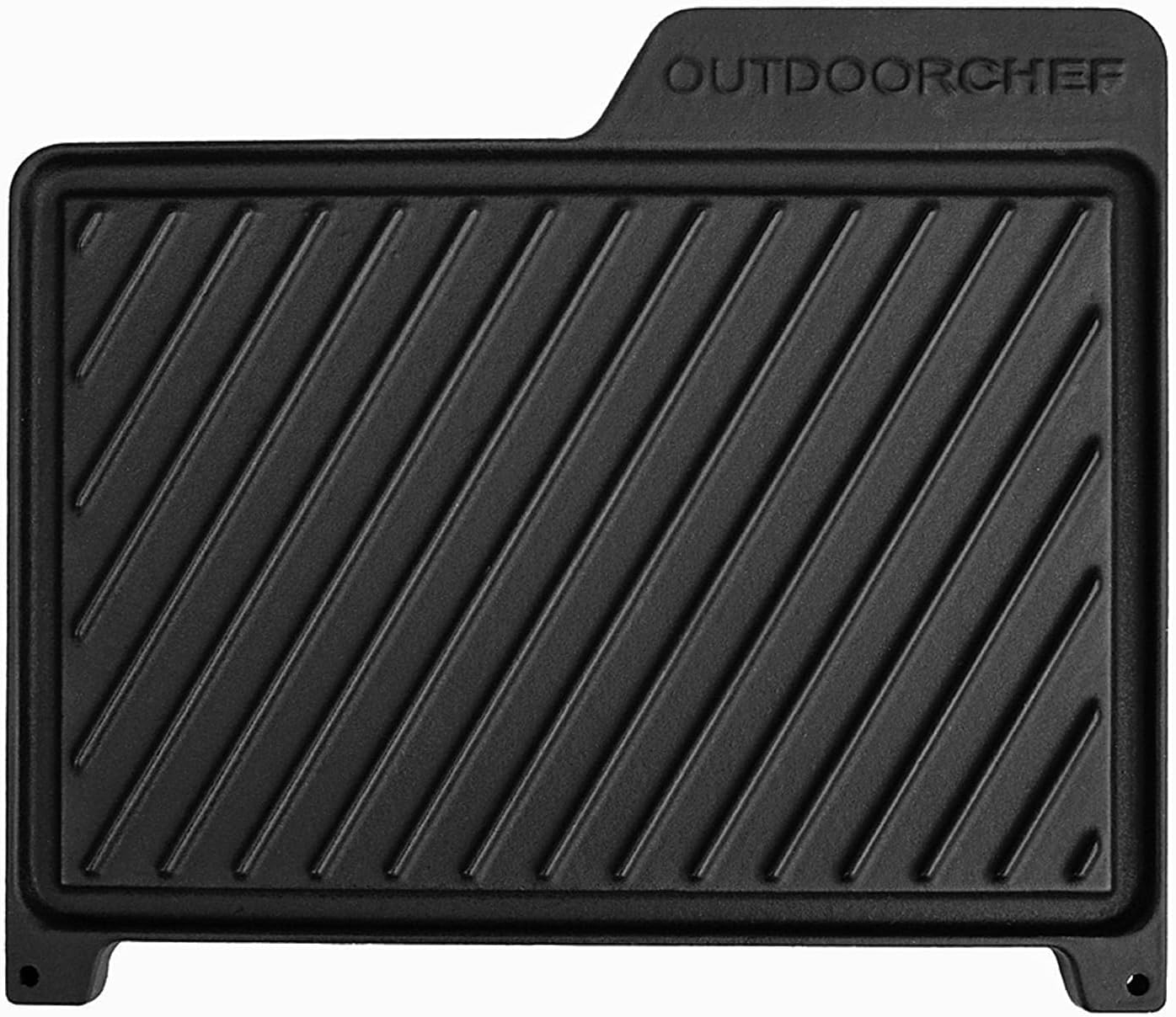 Aygaz Gourmet Casting Plate Lugano, BBQ Grill Plate, Corrugated and Flat Grill Surface, Optimum Heat Distribution