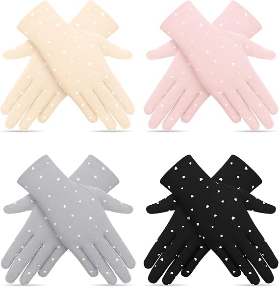Leumoi Women Sun Gloves UV Protection Touchscreen Cycling