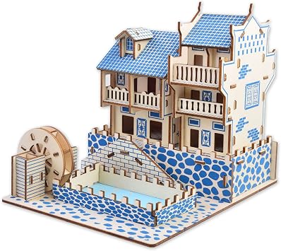 3D Puzzle for Kids, Puzzle for Adults, Cafe Model Kids Puzzles Toys DIY Arts and Crafts for Boys and Girls (8 + Years Old) 63Pcs