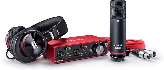 Focusrite Scarlett 2i2 Studio 3rd Gen 3 Audio Interface 2IN/2OUT Focus Light