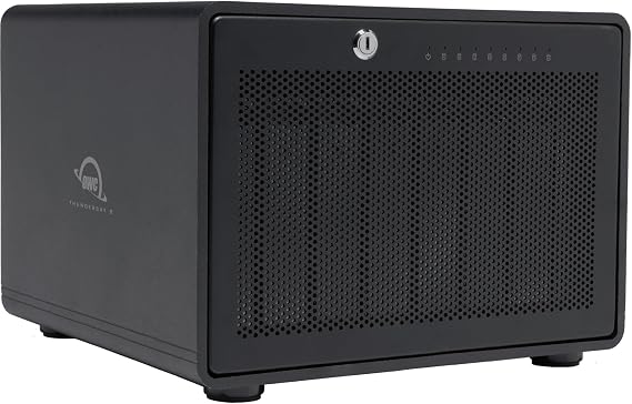 OWC ThunderBay 8 Eight-Bay Thunderbolt 40Gb/s External Storage Enclosure | Add up to eight 3.5-inch or 2.5-inch SATA drives - Personal data center with pro-grade speeds up to 2586MB/s