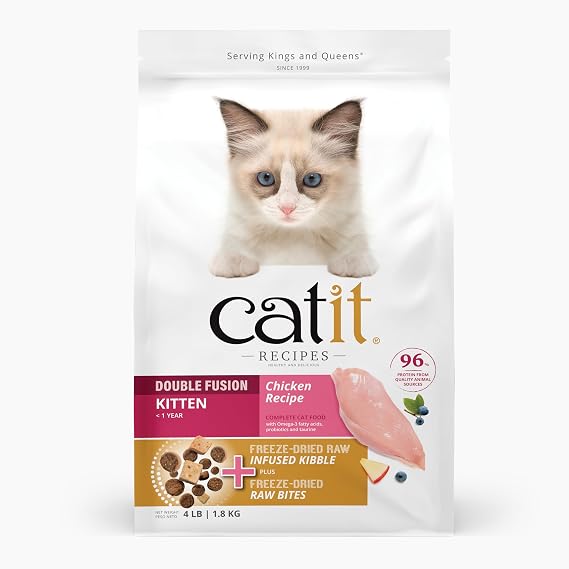 Catit Recipes Double Fusion Kitten Food - 4 lb