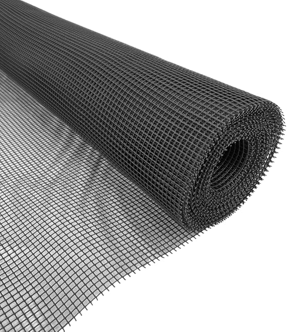 Plastic Mesh Fencing | 1m x 10m | 5mm Hole | Black | Plastic Garden Fencing Mesh, Netting For Garden Fences, Plant Support, Tree Guards, Reusable Plastic Mesh For Climbing Plants, Vegetables, Pets