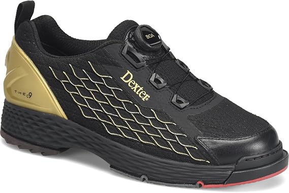 Dexter Men's THE C9 Knit BOA Bowling Shoes - Available in Medium and Wide Width - Interchangeable Slide Soles and Heels - Made for Both Left and Right Handed Bowlers