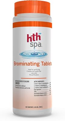 HTH Spa 86104 Brominating Tablets Spa and Hot Tub Sanitizer, 1.65 lbs