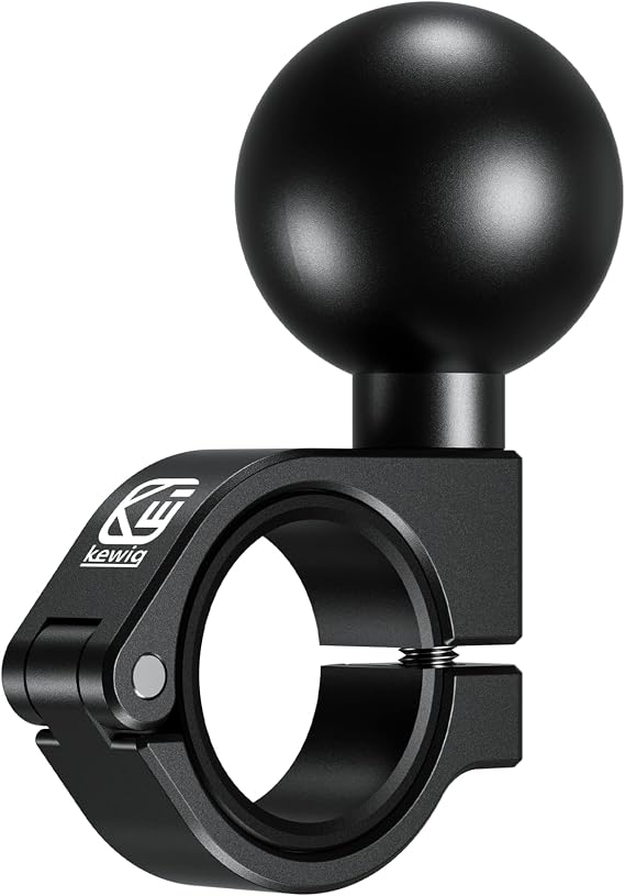 BRCOVAN 1.5'' Ball Mount, Aluminum Alloy Handlebar Clamp Base