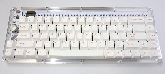 Stacked Acrylic Case for Nibble 65% Keyboard Kit