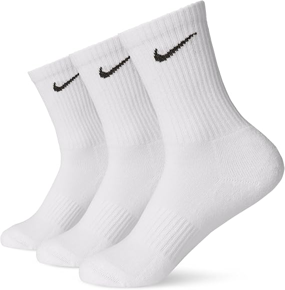 NIKE Unisex U Nk Everyday Csh Crw 3pr 132 Socks