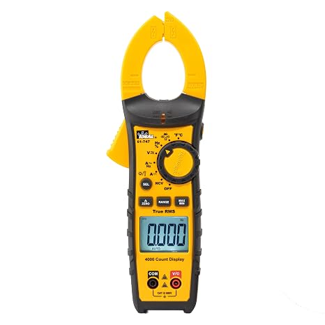 Ideal Electrical 61-747 TightSight Clamp Meter, 400A AC/DC, 600V TRMS