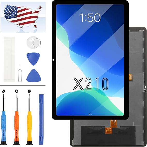 Tab A9 Plus LCD Screen Replacement for Samsung Galaxy Tablet Tab A9+ 11" Wi-Fi SM-X210 SM-X215 SM-X216B LCD Display Touch Screen Digitizer Assembly Repair Parts Kit 11inch (Black)