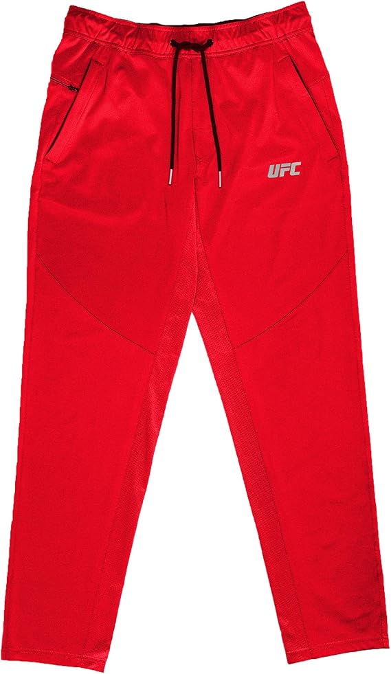 UFC Tech-Joggers for Men Elastic Waistband Drawstring Closure Pull-on Construction - Polyester