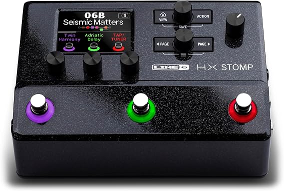 LINE 6 HX STOMP 990602405 Compact Professional Guitar Processor PedalBlack