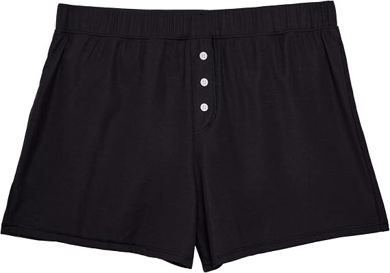 THINX Ultra-Soft Period Underwear, Overnight Sleep-Shorts Leakproof, Holds Up to 12 Regular Tampons*, Period Underwear for Women, Reusable & Controls Odor, Black, 3X