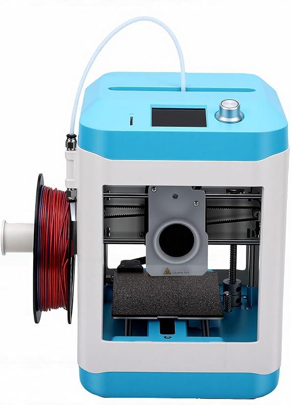 Mini 3D Printer Direct Extruder Assembled Printer for Home School Office, WiFi APP Control 3.94x4.33x3.94 Inch Print Size 250mm / s Speed (US Plug)