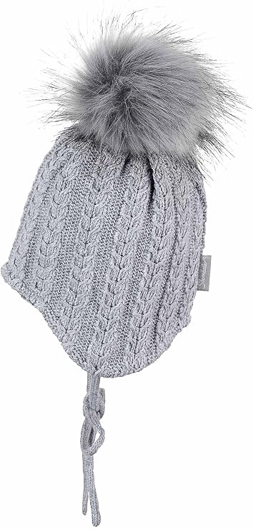 Baby Girl Beanie Silver