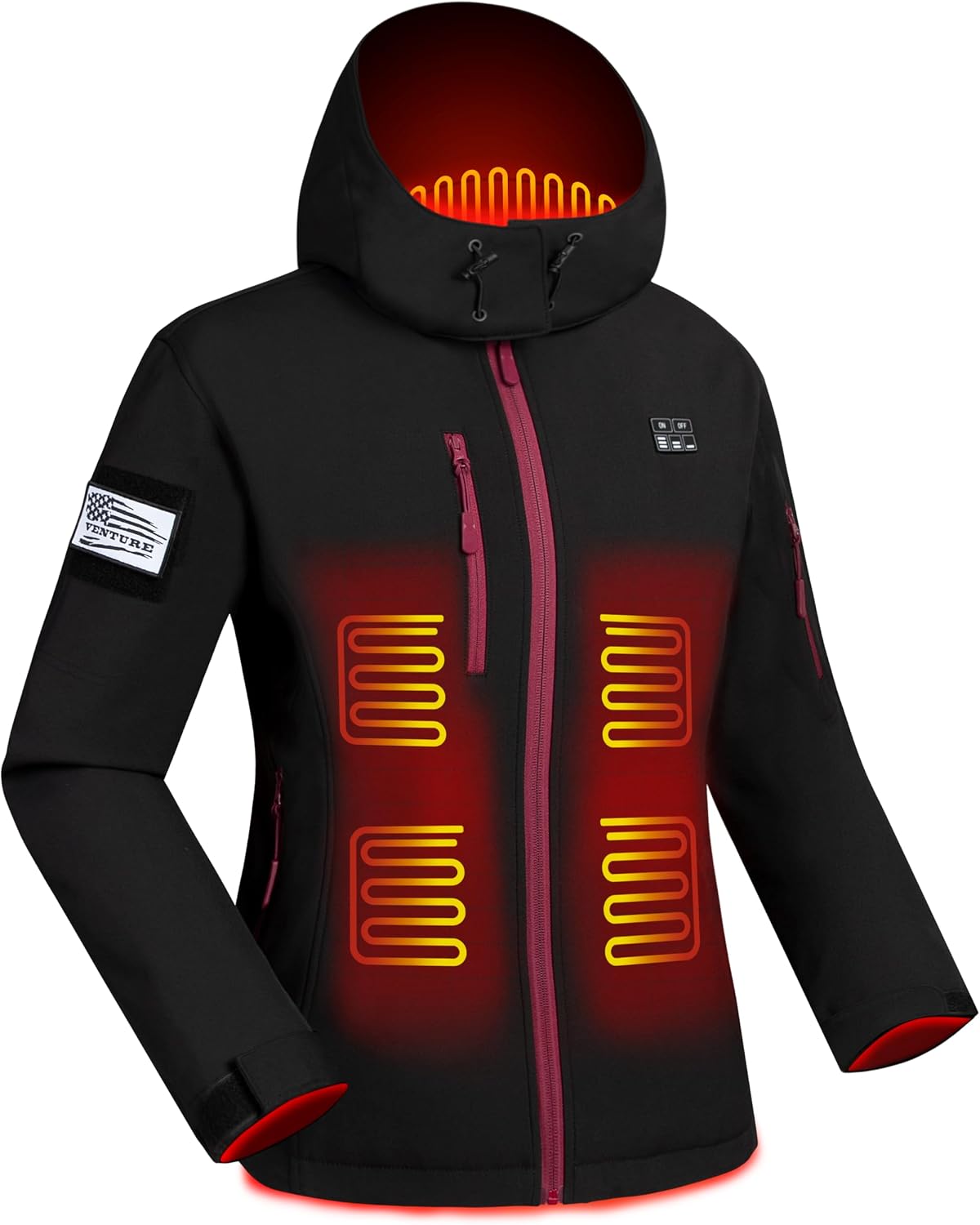Gohero Heated Jacket - Rechargeable Heating Jacket with 10000mAh Large Capacity Battery Pack