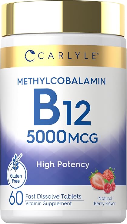 Carlyle Methylcobalamin Vitamin B12 5000mcg | 60 Fast Dissolve Tablets