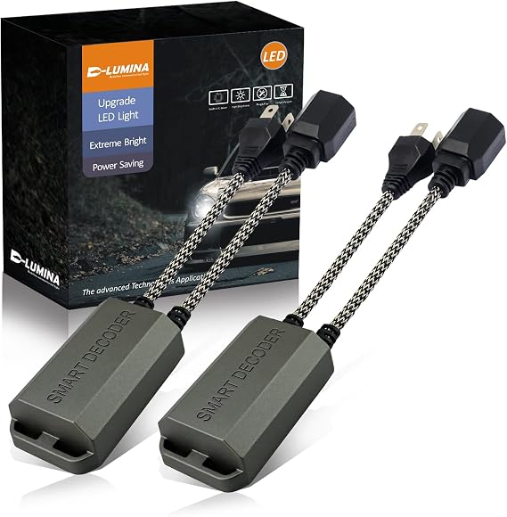 D-Lumina H4 HB2 9003 Canbus Decoder Anti-Flicker Harness
